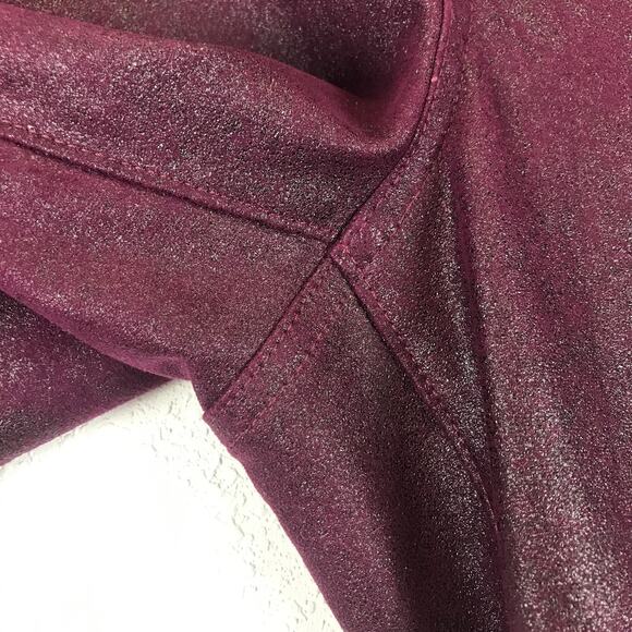 Chico's Faux-Suede Slim Pants Shimmery Pull-On Ultimate Fit Jegging Size 3/XL/16 - Picture 6 of 12